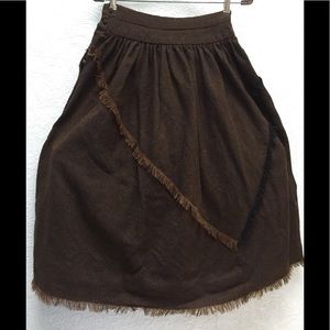 BOHO Cocoa Brown Gypsy/Peasant Skirt